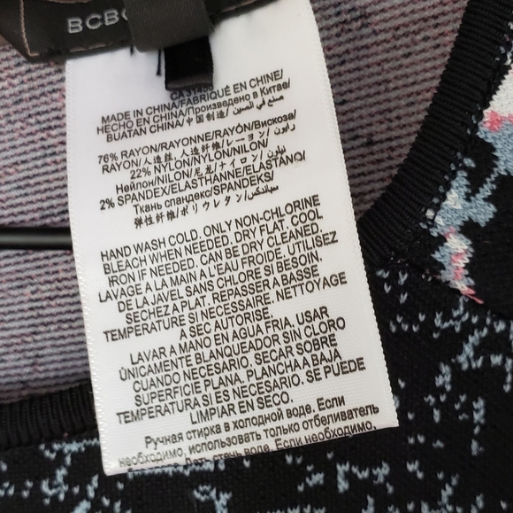 BCBGmaxAzria Sleeveless Bodycon Mini Dress Sz XS Black - Picture 7 of 8